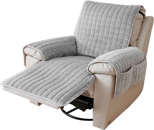 Plush recliner slipcover - plush,