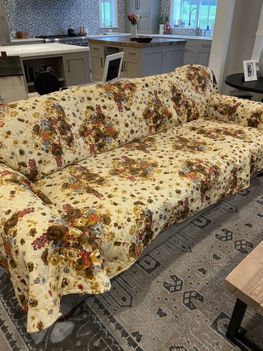 Vtg sofa slip cover - slip, 80’s