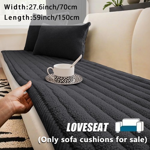 Lambskin super soft plush sofa