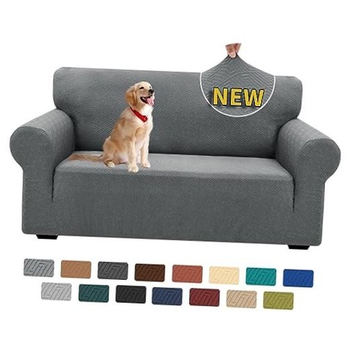 Stretch jacquard loveseat - jacquard,