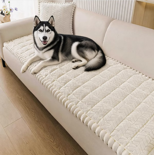 Pet plush sofa cover soft - pet,