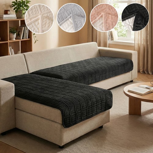 Velvet sofa cover - sofa, dog